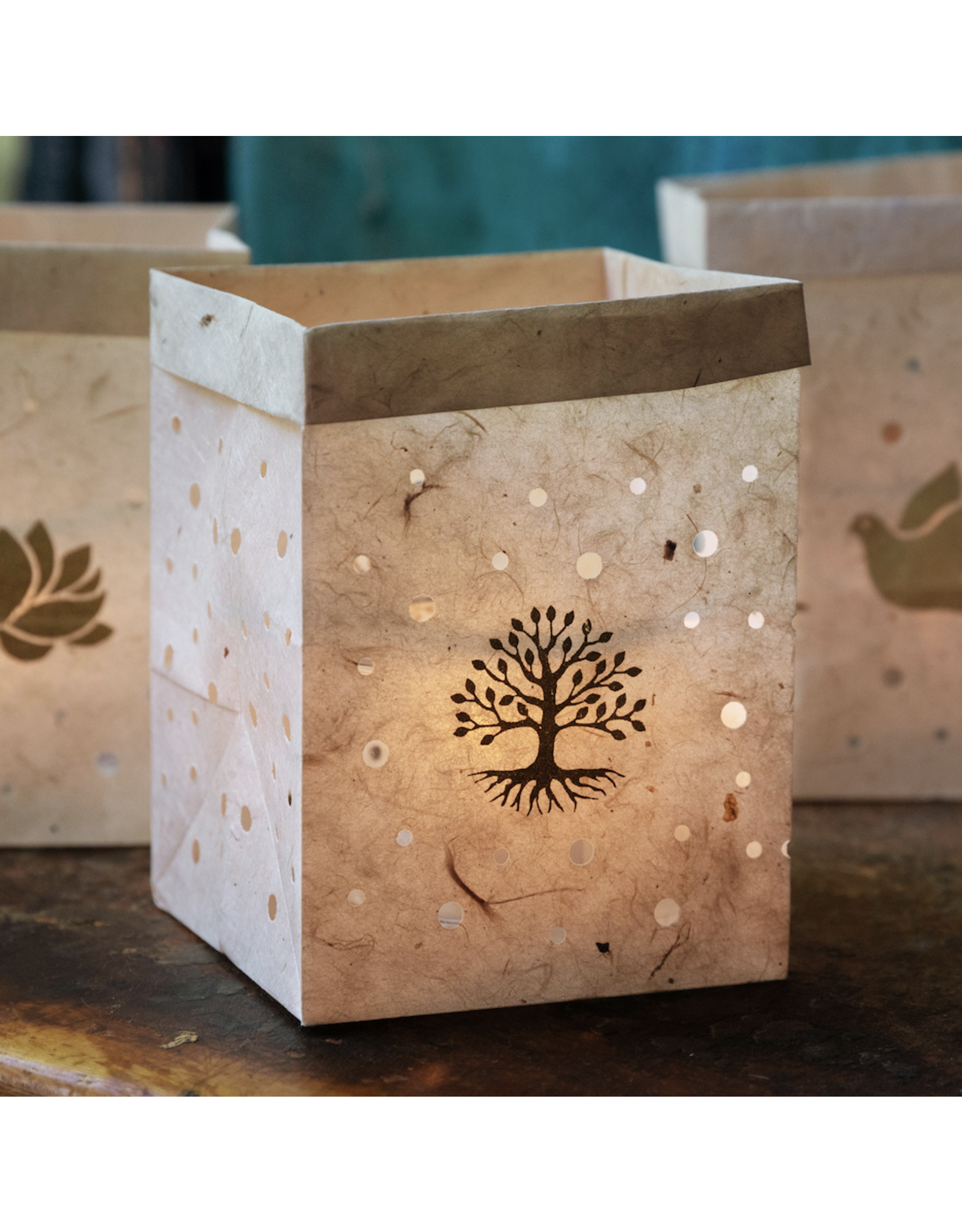 Postkaart kaars per post versturen