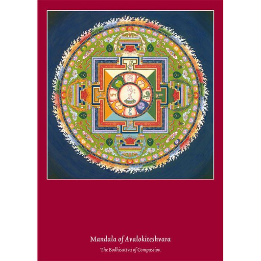 Postkaart Mandala Avalokiteshvara