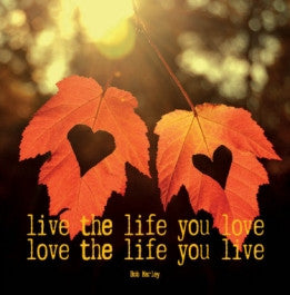 Postkaart Live the life