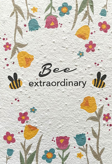 Wenskaart Bee Extraordinary