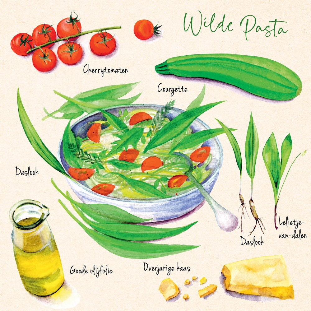 Wildplukrcepten wilde pasta
