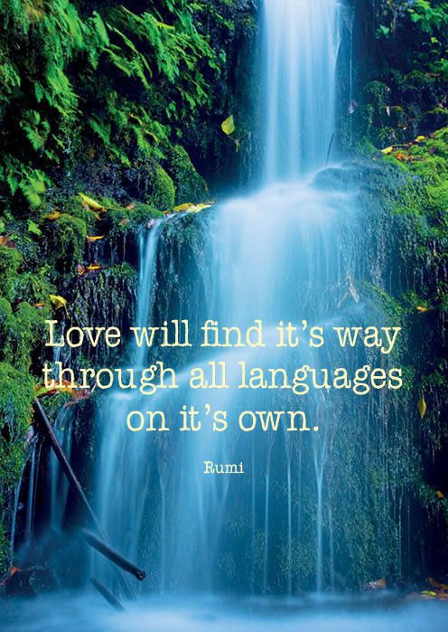 Postkaart Love will find it's way