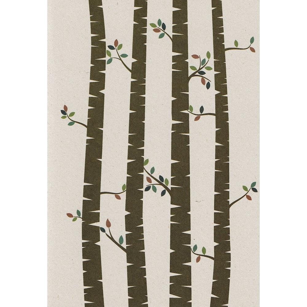 Schrift A5 bomen recycled papier