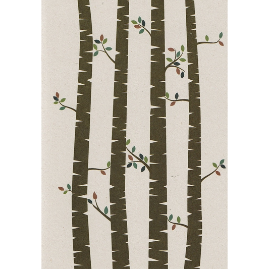 Schrift A5 bomen recycled papier
